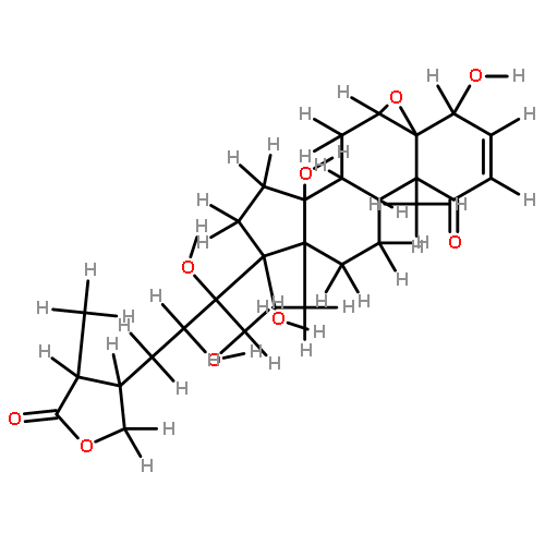 (20S,22R,24S,25R)-5beta,6beta-epoxy-4beta,14alpha,17beta,20,22-pentahydroxy-1-oxoergosta-2-en-26,28-olide