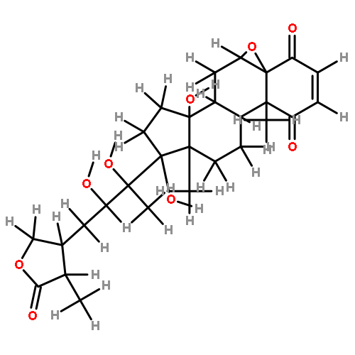 (20S,22R,24S,25R)-5beta,6beta-epoxy-14alpha,17beta,20,22-tetrahydroxy-1,4-dioxoergosta-2-en-26,28-olide