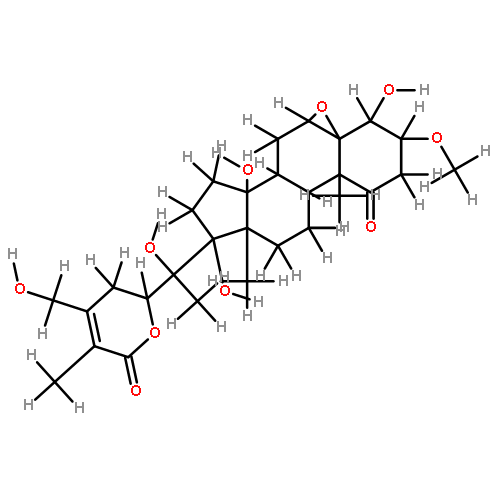 (20S,22R)-5beta,6beta-epoxy-4beta,14alpha,17b,20,28-pentahydroxy-3b-methoxy-1-oxowitha-24-en-26,22-olide