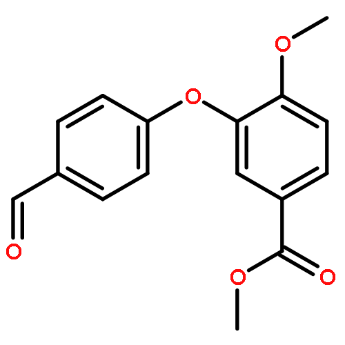 Benzoic acid, 3-(4-formylphenoxy)-4-methoxy-, methyl ester