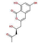 1H-2-Benzopyran-1-one,6,8-dihydroxy-3-[(2S)-2-hydroxy-4-oxopentyl]-