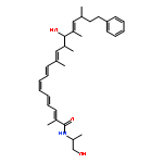 2,4,6,8,10,14-Octadecahexaenamide,13-hydroxy-N-[(1S)-2-hydroxy-1-methylethyl]-2,10,12,14,16-pentamethyl-18-phenyl-,(2E,4E,6Z,8E,10E,12R,13R,14E,16S)-