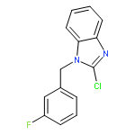 2-Chloro-1-(3-fluoro-benzyl)-1H-benzoimidazole