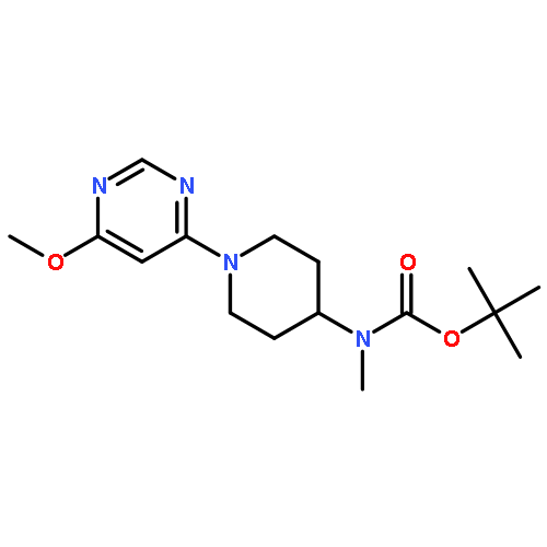 [1-(6-Methoxy-pyrimidin-4-yl)-piperidin-4-yl]-methyl-carbamic acid tert-but yl ester