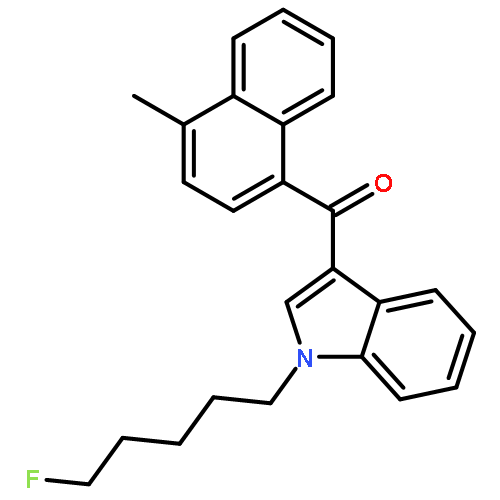 (1-(5-Fluoropentyl)-1H-indol-3-yl)(4-methylnaphthalen-1-yl)methanone