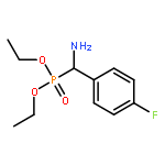 Phosphonic acid, [amino(4-fluorophenyl)methyl]-, diethyl ester