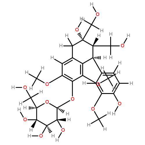 5'-methoxy-8'-hydroxy-(+)-isolariciresinol-4'-O-beta-D-glucopyranoside