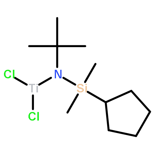 DIMETHYLSILYL (T-BUTYLAMIDO)(CYCLOPENTADIENYL) TITANIUM DICHLORIDE