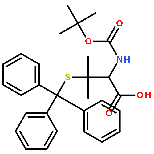 (R)-2-((tert-Butoxycarbonyl)amino)-3-methyl-3-(tritylthio)butanoic acid