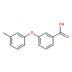 Benzoic acid, 3-(3-methylphenoxy)-