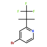 4-Bromo-2-(1,1,1-trifluoro-2-methylpropan-2-yl)pyridine