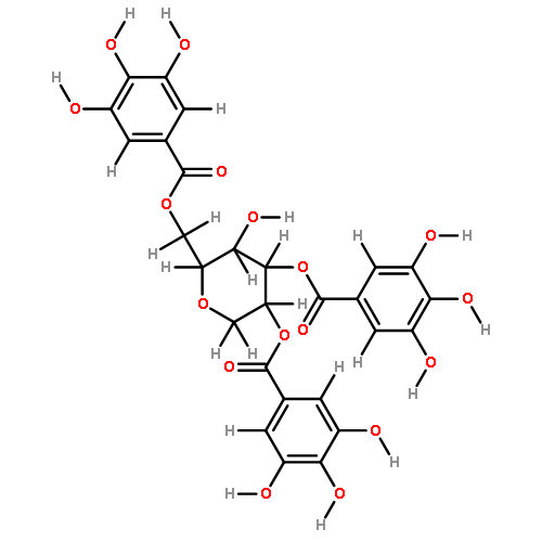 2,3,6-tri-O-galloyl-1,5-anhydro-D-glucitol