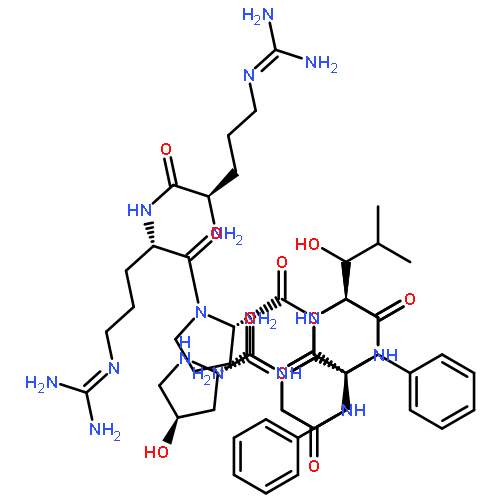 D-arg-(hyp3,D-phe7,leu8)-bradykinin