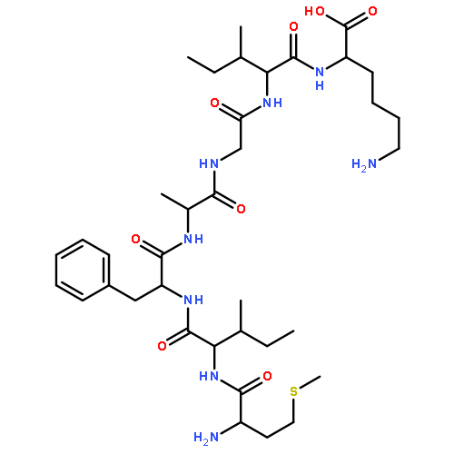 L-Lysine, L-methionyl-L-isoleucyl-L-phenylalanyl-L-alanylglycyl-L-isoleucyl-