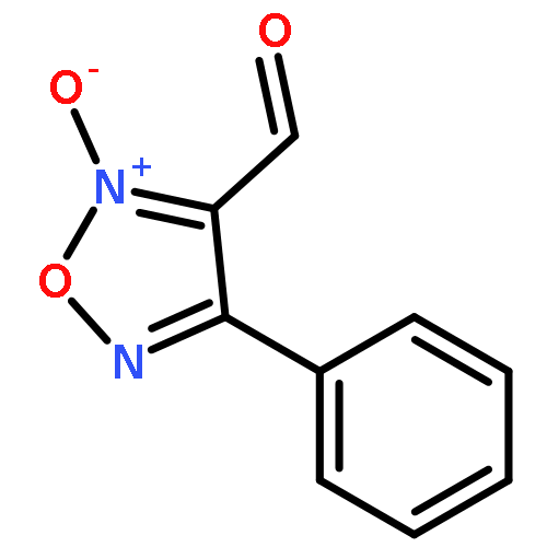 1,2,5-Oxadiazole-3-carboxaldehyde, 4-phenyl-, 2-oxide