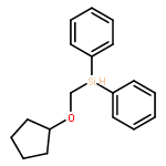 Silane, (cyclopentyloxy)methyldiphenyl-