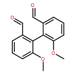 [1,1'-Biphenyl]-2,2'-dicarboxaldehyde, 6,6'-dimethoxy-