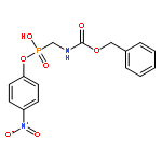 Carbamic acid, [[hydroxy(4-nitrophenoxy)phosphinyl]methyl]-,phenylmethyl ester