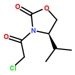 2-Oxazolidinone, 3-(chloroacetyl)-4-(1-methylethyl)-, (R)-