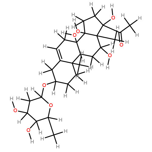 (3beta,12beta,14beta,17alpha)-3-[(2,6-dideoxy-beta-D-ribo-hexopyranosyl)oxy]-8,12,14,17-tetrahydroxypregn-5-en-20-one