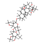 (3beta,12beta,14beta,17alpha,20S)-3-{[O-2,6-dideoxy-4-O-(2,6-dideoxy-3,O-methyl-alpha-L-lyxo-hexopyranosyl)-3-O-methyl-beta-D-ribo-hexopyranosyl]oxy}pregn-5-ene-8,12,14,17,20-pentol