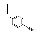 Benzene, 1-[(1,1-dimethylethyl)thio]-4-ethynyl-