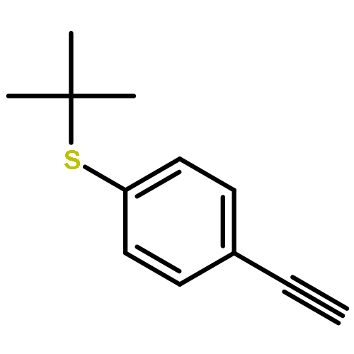 Benzene, 1-[(1,1-dimethylethyl)thio]-4-ethynyl-