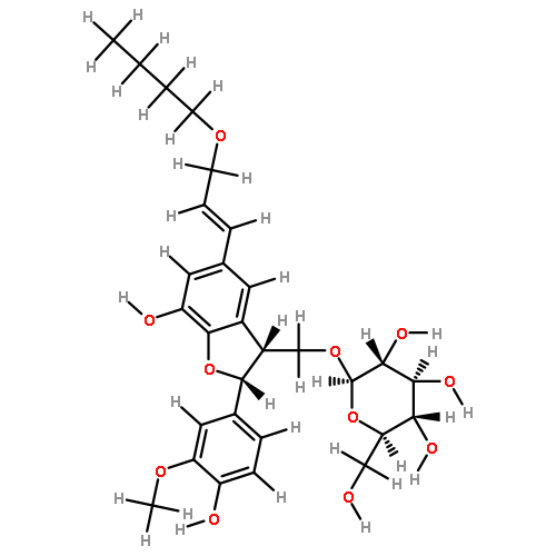 9'-O-butyl-3-O-demethyl-9-O-beta-D-glucopyranosyldehydrodiconiferyl alcohol