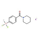 Potassium trifluoro[4-(piperidine-1-carbonyl)phenyl]boranuide