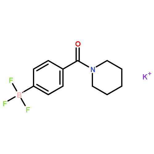 Potassium trifluoro[4-(piperidine-1-carbonyl)phenyl]boranuide