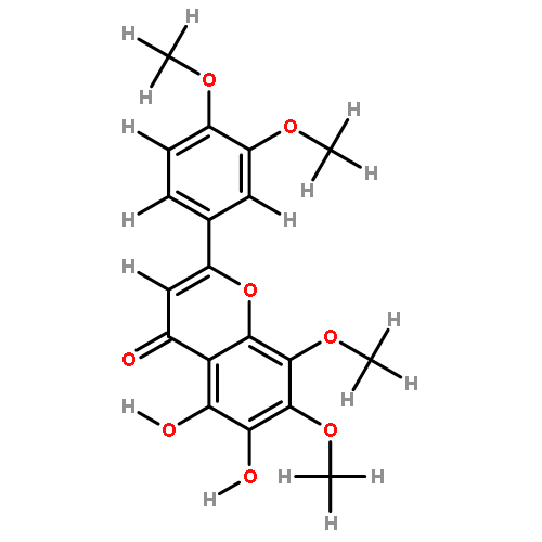 3',4',7,8-Tetra-Me ether-3',4',5,6,7,8-Hexahydroxyflavone