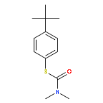 Carbamothioic acid,dimethyl-, S-[4-(1,1-dimethylethyl)phenyl] ester (9CI)