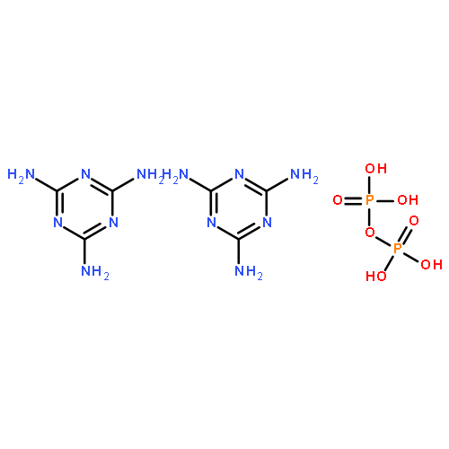 diphosphoric acid, compound with 1,3,5-triazine-2,4,6-triamine (1:2)