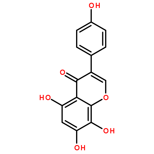 5,7,8-trihydroxy-3-(4-hydroxyphenyl)chromen-4-one