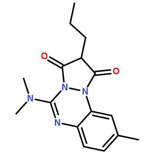 1H-Pyrazolo[1,2-a][1,2,4]benzotriazine-1,3(2H)-dione,5-(dimethylamino)-9-methyl-2-propyl-