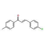 2-Propen-1-one, 3-(4-chlorophenyl)-1-(4-methylphenyl)-, (2E)-