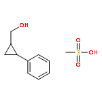 Cyclopropanemethanol, 2-phenyl-, methanesulfonate, trans-