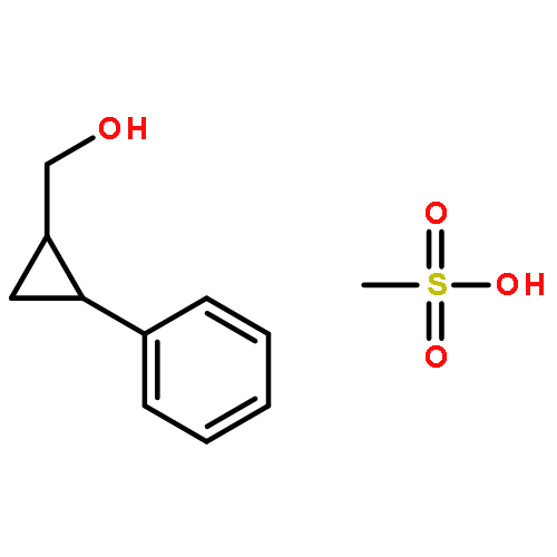 Cyclopropanemethanol, 2-phenyl-, methanesulfonate, trans-