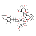 2-(3-methoxyl-4-hydroxyphenyl)ethyl-O-alpha-L-arabinopyranosyl-(1-->2)-alpha-L-rhamnopyranosyl-(1-->3)-beta-D-glucopyranoside