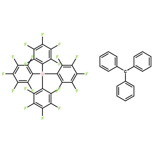 Triphenylmethylium tetrakis(perfluorophenyl)borate