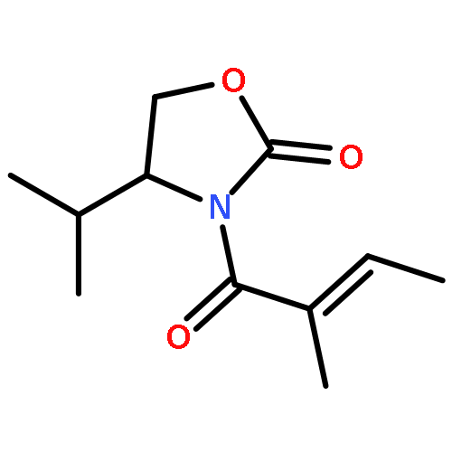 2-Oxazolidinone, 4-(1-methylethyl)-3-[(2E)-2-methyl-1-oxo-2-butenyl]-,(4S)-