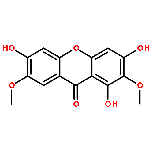 1,3,6-trihydroxy-2,7-dimethoxyxanthone