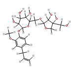 4-allyl-2-methoxyphenyl 6-O-beta-D-apiosyl(1->6)-beta-D-glucoside