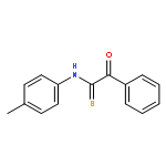 Benzeneethanethioamide, N-(4-methylphenyl)-a-oxo-