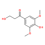 3-Hydroxy-1-(4-hydroxy-3,5-dimethoxyphenyl)propan-1-one