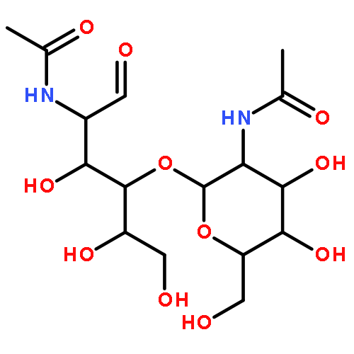 D-Glucose,2-(acetylamino)-4-O-[2-(acetylamino)-2-deoxy-b-D-galactopyranosyl]-2-deoxy-