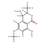 (3R,4S)-4-hydroxy-6-methoxymellein