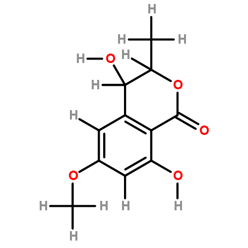 (3R,4S)-4-hydroxy-6-methoxymellein