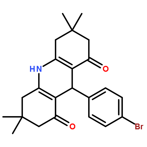 1,8(2H,5H)-Acridinedione,9-(4-bromophenyl)-3,4,6,7,9,10-hexahydro-3,3,6,6-tetramethyl-