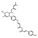 (1E,6E)-1-{4-[4-hydroxy-3-methyl-6-(6-methyl-4-oxohept-5-en-2-yl)cyclohex-2-en-1-yl]phenoxy}-7-(4-hydroxyphenyl)hepta-1,6-diene-3,5-dione